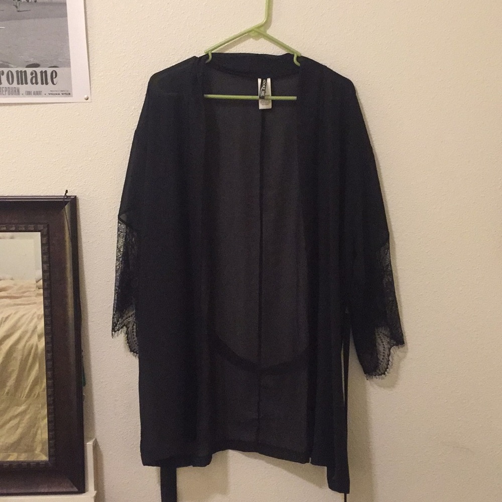 Adore Me Silk Sheer Robe